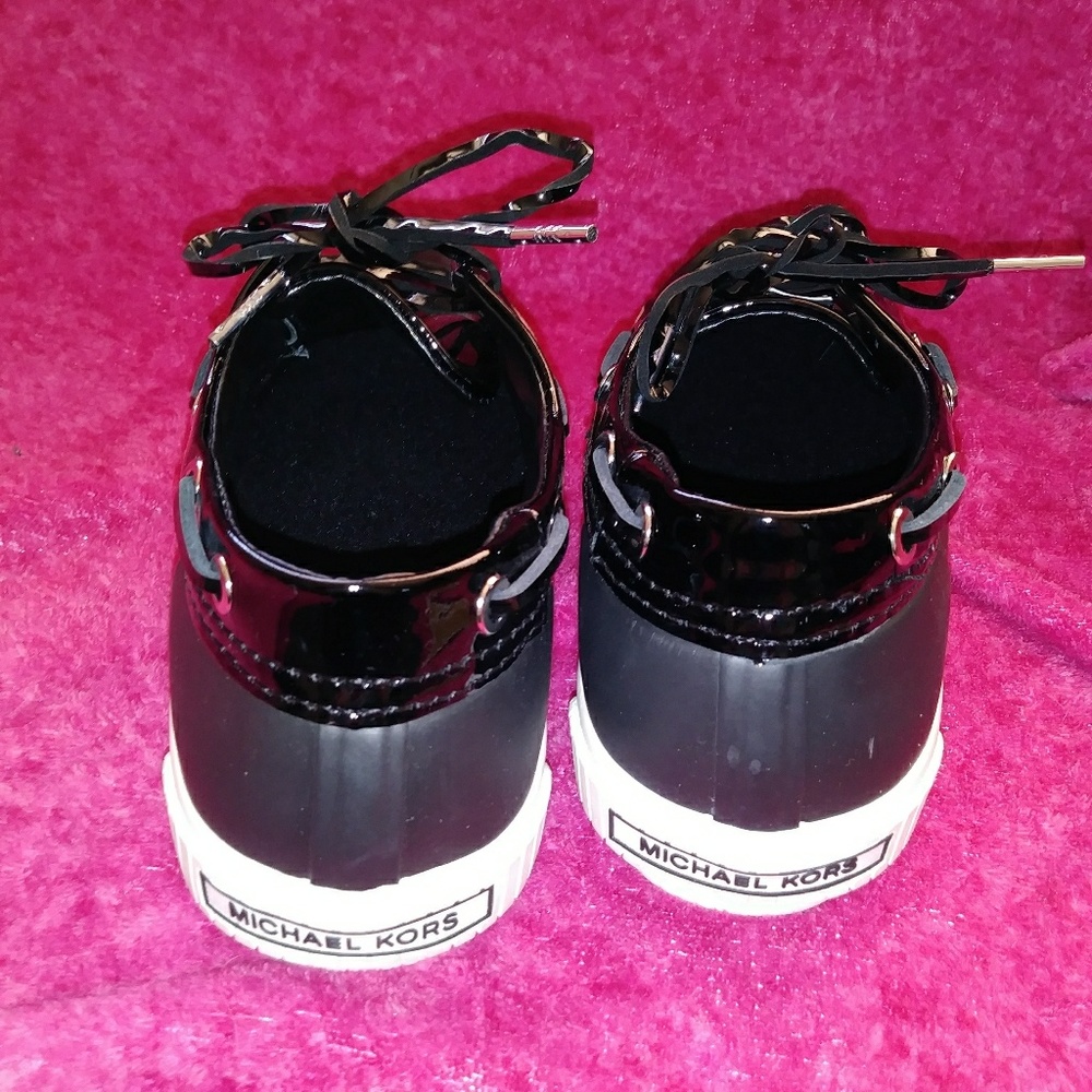 Michael Kors Black Hyde Lace Up Shoes 7M - Picture 4 of 5